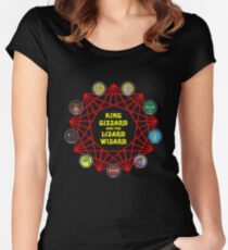 Nonagon Infinity Early Art Women's Fitted Scoop T-Shirt