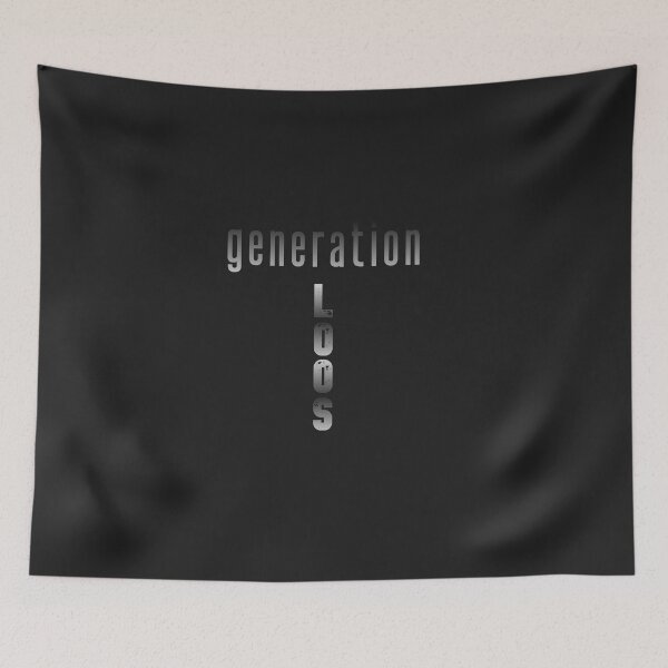 Item preview, generation loss, letters  designed and sold by CraktmanShop.