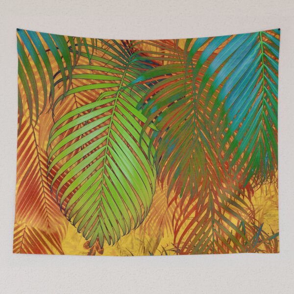Item preview, TROPICAL LEAVES POP-ART designed and sold by Pia Schneider.