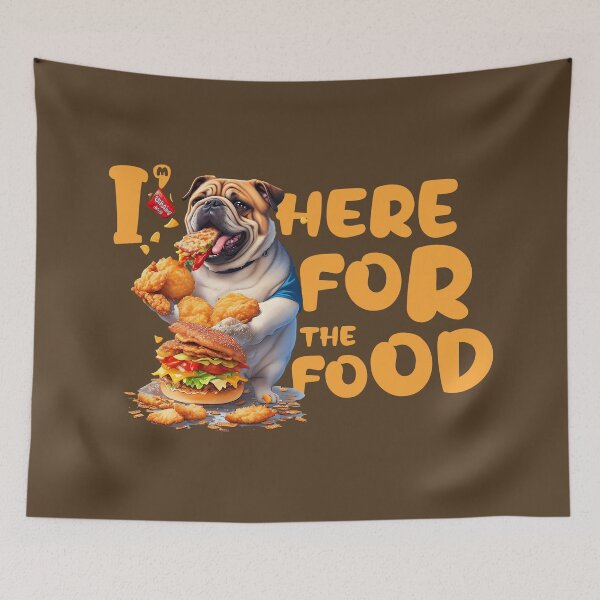 Item preview,  I’m here for the food: Loyal Eater designed and sold by Paolospresent.