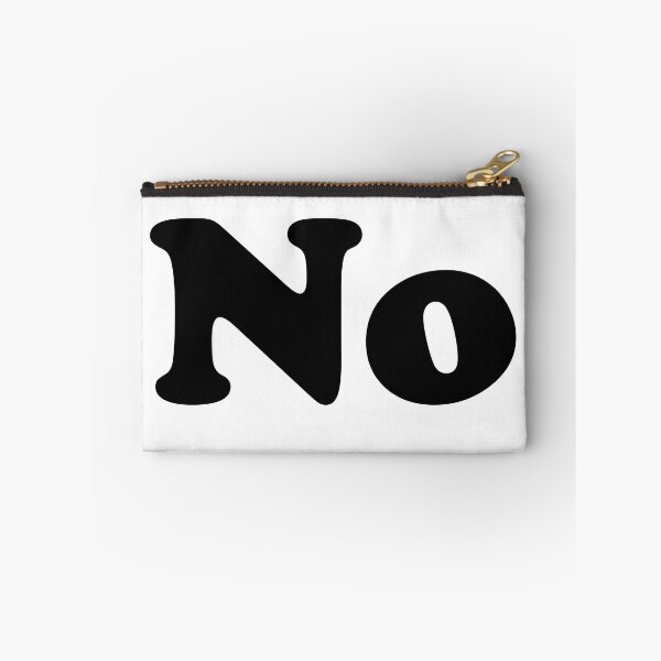 Item preview, Simple black 'No' on a white background designed and sold by icejester.