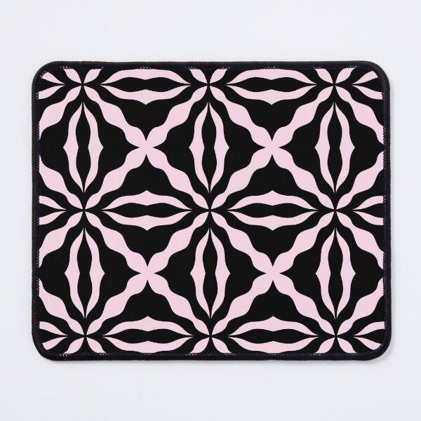 Item preview, 59-Black floral block pattern designed and sold by Pattern Pie.