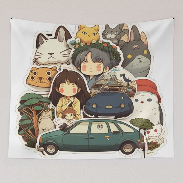 Item preview, Anime character screens designed and sold by Stickermagician.