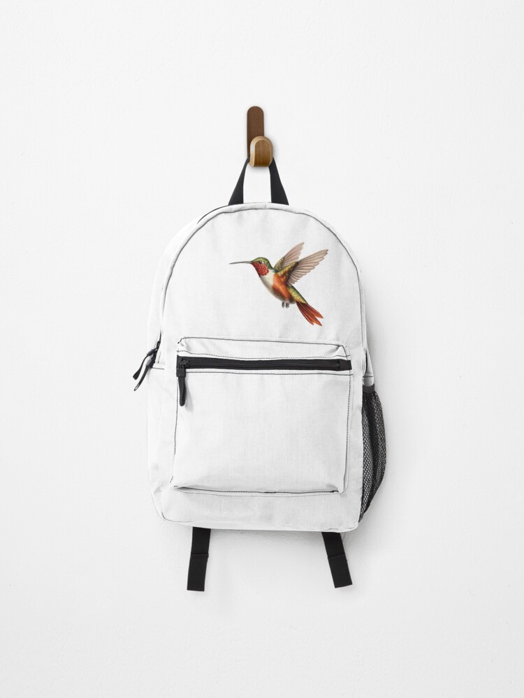Thumbnail 1 of 3, Backpack, Beautiful Colorful Hummingbird designed and sold by RobertConklin.