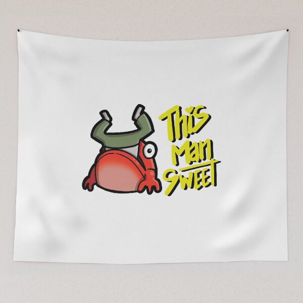 Item preview, Big eyes Monsters  this man sweet Text meme  designed and sold by limparts.