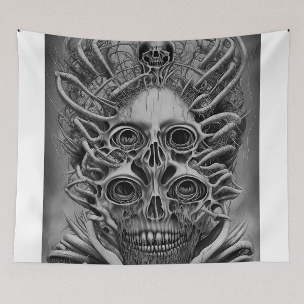 Item preview, Abstract Skull designed and sold by RaidarPro.