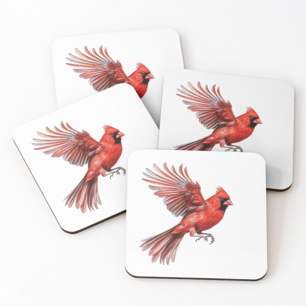 Item preview, The Cardinal - Bird in flight designed and sold by RobertConklin.