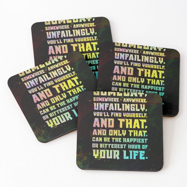 Item preview, The happiest or bitterest hour of your life - Pablo Neruda Quote - Typographic Print 02 designed and sold by Studio Grafiikka.