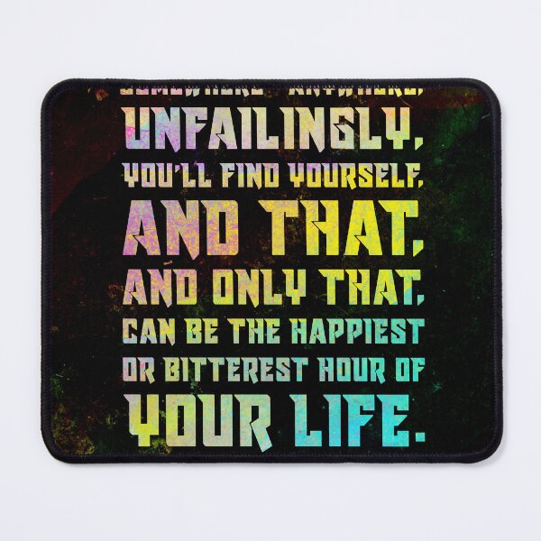 Item preview, The happiest or bitterest hour of your life - Pablo Neruda Quote - Typographic Print 02 designed and sold by Studio Grafiikka.