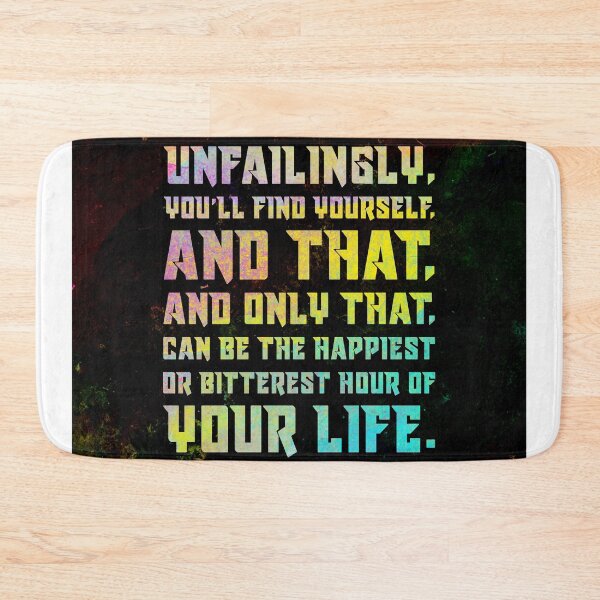 Item preview, The happiest or bitterest hour of your life - Pablo Neruda Quote - Typographic Print 02 designed and sold by Studio Grafiikka.