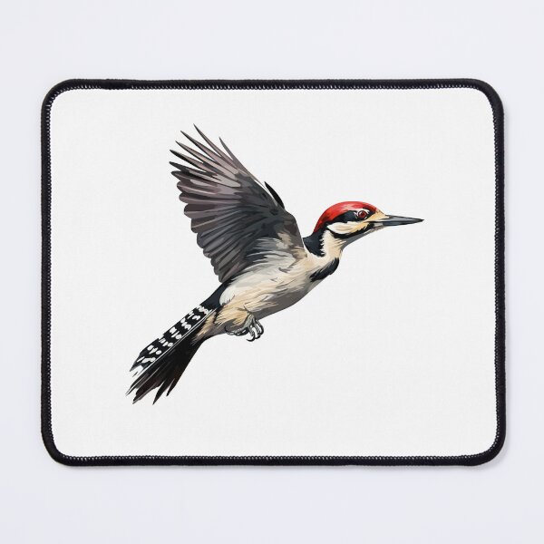 Item preview, A redheaded Woodpecker in flight designed and sold by RobertConklin.