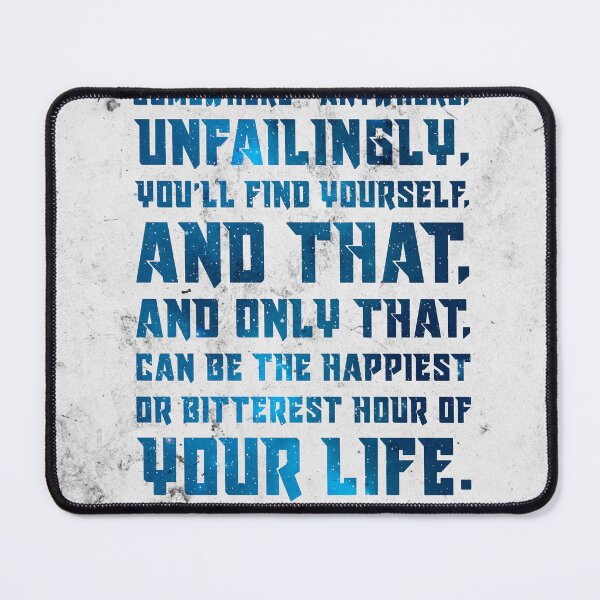 Item preview, The happiest or bitterest hour of your life - Pablo Neruda Quote - Typographic Print 03 designed and sold by Studio Grafiikka.