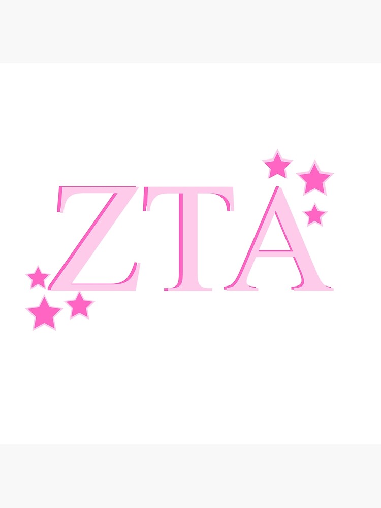 Zeta Tau Alpha - The Block Baseball Jersey