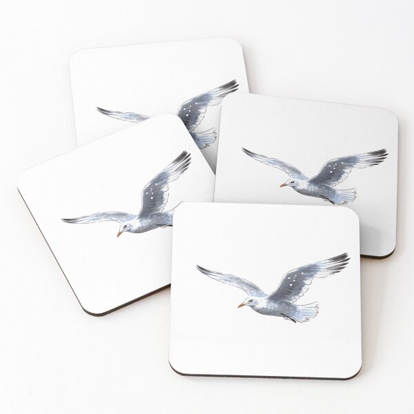 Item preview, A Seagull in flight - A salty sea bird designed and sold by RobertConklin.