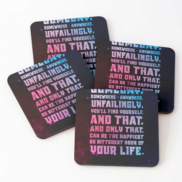 Item preview, The happiest or bitterest hour of your life - Pablo Neruda Quote - Typographic Print 04 designed and sold by Studio Grafiikka.