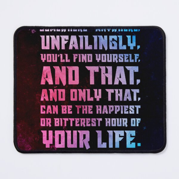 Item preview, The happiest or bitterest hour of your life - Pablo Neruda Quote - Typographic Print 04 designed and sold by Studio Grafiikka.