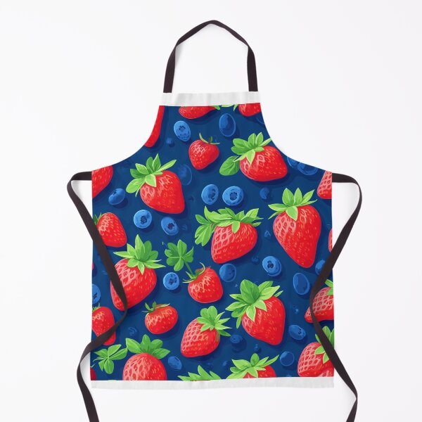 Item preview, Strawberries Blueberries Delight 1: Fruits seamless repeating patterns designed and sold by Nustudios.