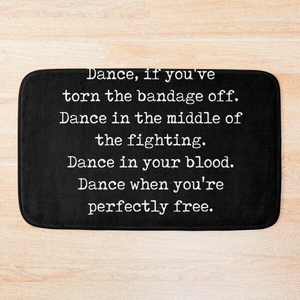 Item preview, Rumi Quote 03 - Dance when you're perfectly free - Typewriter Print - Black designed and sold by Studio Grafiikka.