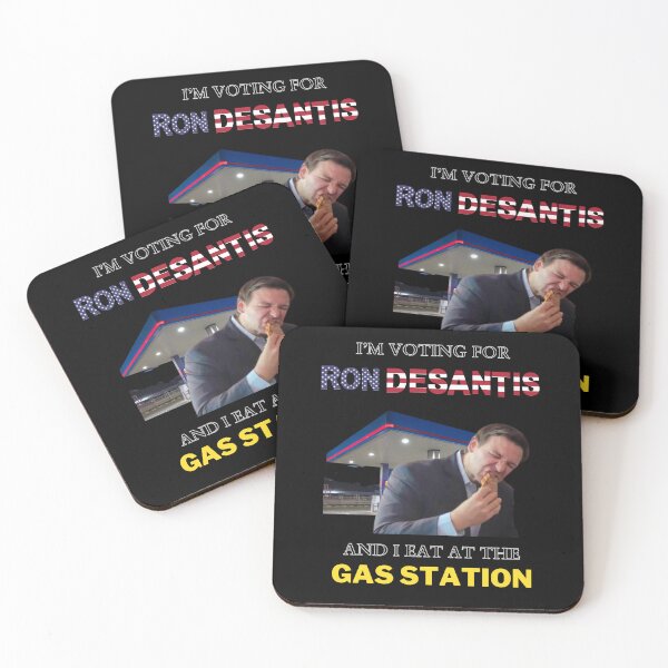 Item preview, I’m Voting for Ron DeSantis and I Eat at the Gas Station designed and sold by greentea713.