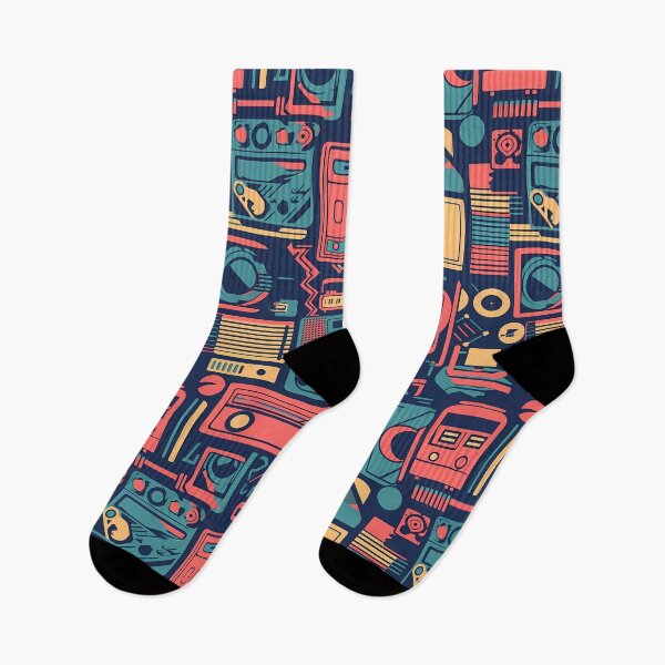 Item preview, Retrofuturistic Soundwaves designed and sold by idn2t.