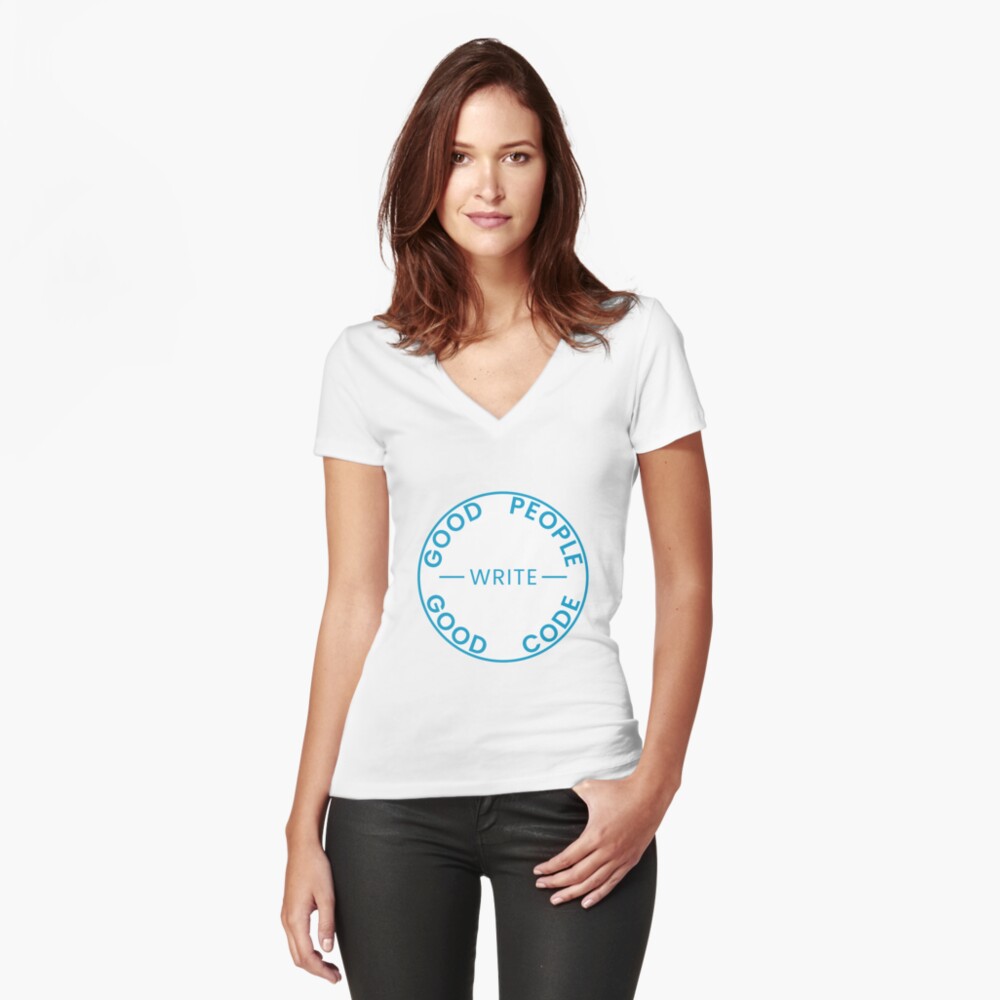 Item preview, Fitted V-Neck T-Shirt designed and sold by kartedrop.