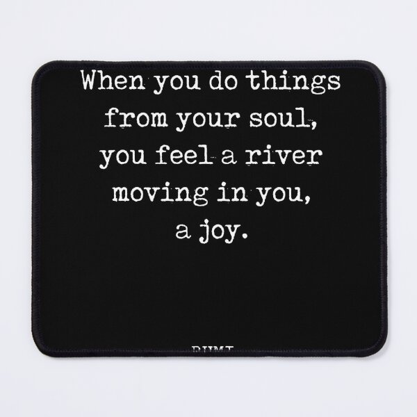 Item preview, Rumi Quote 05 - When you do things from your soul - Typewriter Print - Black designed and sold by Studio Grafiikka.