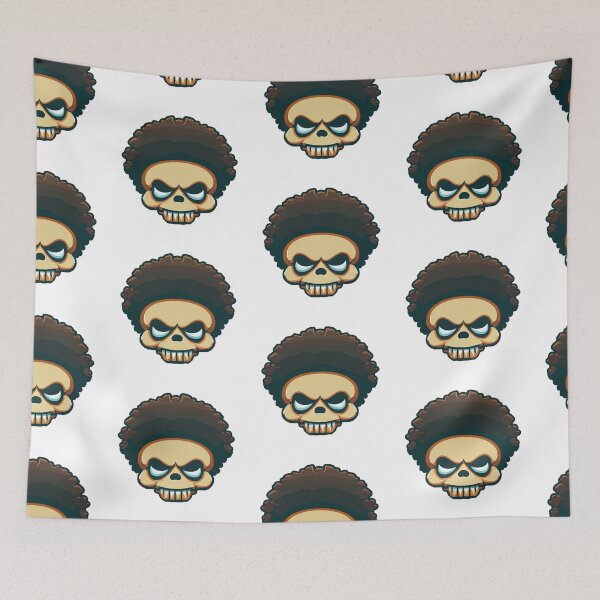 Item preview, Skull Afro hairstyle designed and sold by spyduckz.