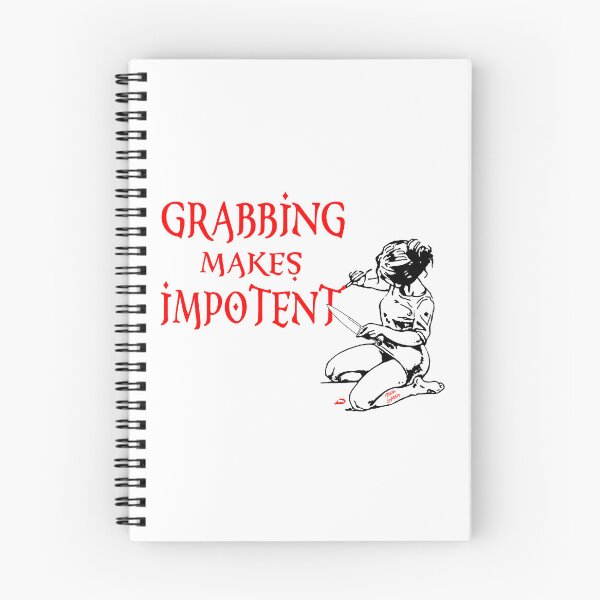 Item preview, Grabbing Makes Impotent; designed and sold by StickerApe.