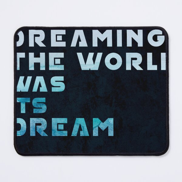 Item preview, The Mind was Dreaming, The World was its Dream - Jorge Luis Borges Quote - Typographic Print 01 designed and sold by Studio Grafiikka.