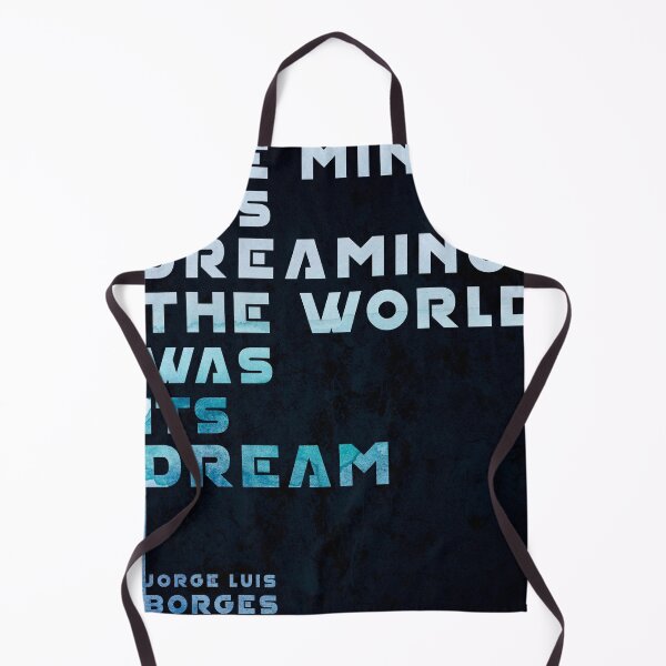 Item preview, The Mind was Dreaming, The World was its Dream - Jorge Luis Borges Quote - Typographic Print 01 designed and sold by Studio Grafiikka.