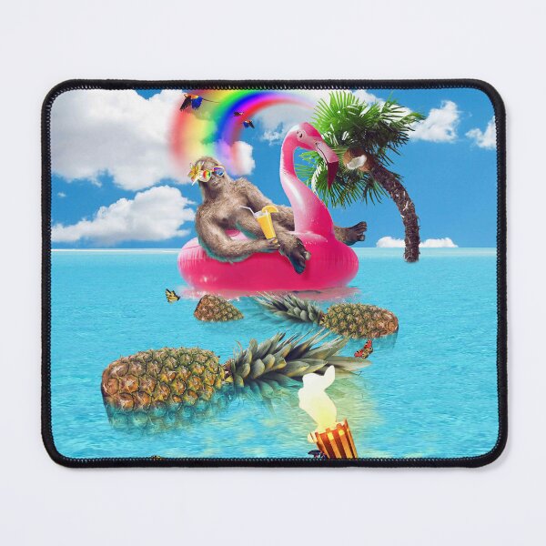 Item preview, Bigfoot Yeti Flamingo Pineapple designed and sold by SkylerJHill.