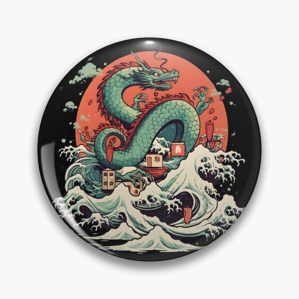 Item preview, Sushi Dragon Japanese Kawaii designed and sold by xtenctation.