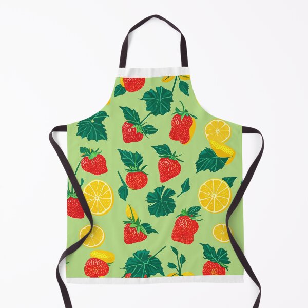 Item preview, Strawberries Lemons Delight: Fruits seamless repeating patterns designed and sold by Nustudios.