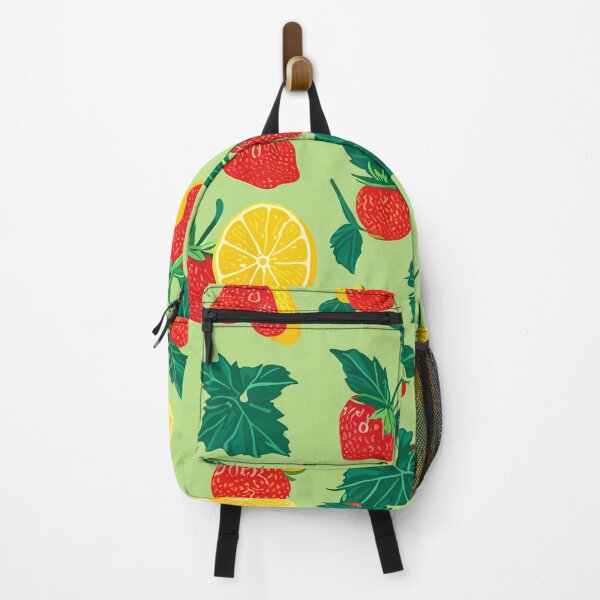 Item preview, Strawberries Lemons Delight: Fruits seamless repeating patterns designed and sold by Nustudios.