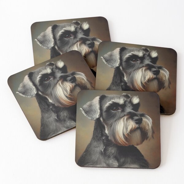 Item preview, Age of Renaissance: The Dapper Schnauzer Portrait designed and sold by StyleSyndicatio.