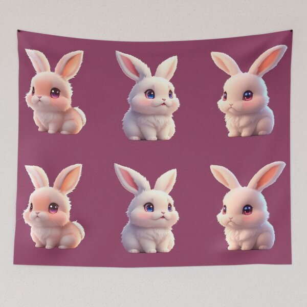 Item preview, Fluffy Bunny Crew designed and sold by bunnyboxdesigns.