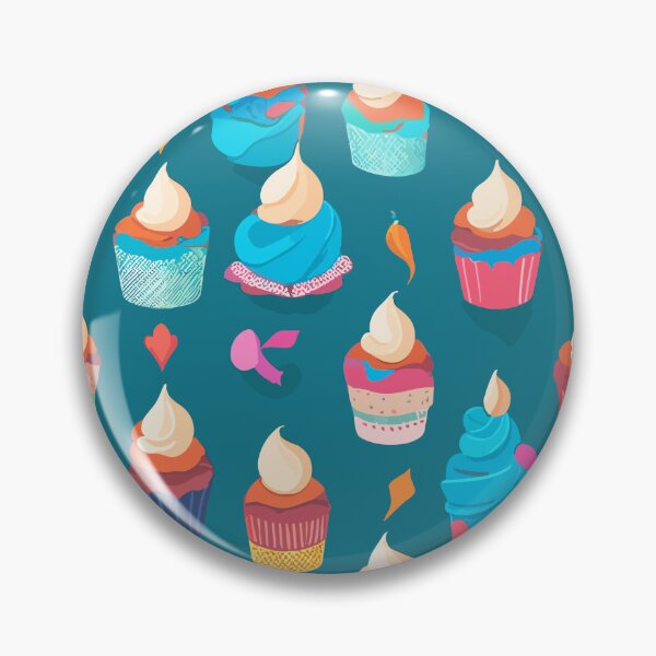 Item preview, Cupcakes Delight 1: Seamless patterns of delicious cupcakes designed and sold by Nustudios.