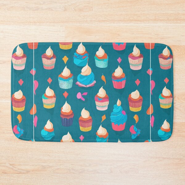 Item preview, Cupcakes Delight 1: Seamless patterns of delicious cupcakes designed and sold by Nustudios.