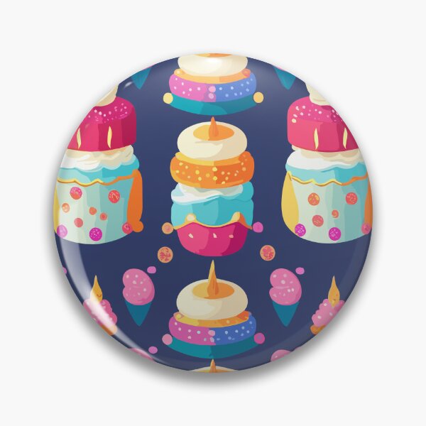 Item preview, Cupcakes Delight 2: Seamless patterns of delicious cupcakes designed and sold by Nustudios.