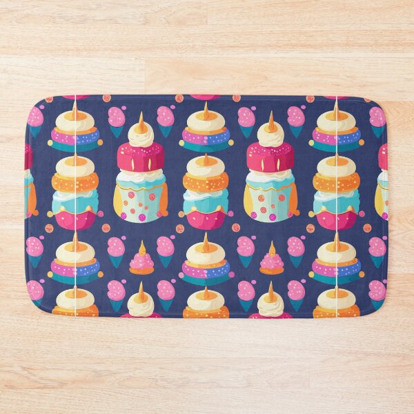 Item preview, Cupcakes Delight 2: Seamless patterns of delicious cupcakes designed and sold by Nustudios.