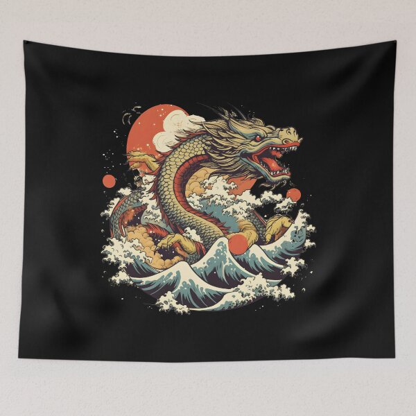 Item preview, Sushi Dragon Japanese Kawaii designed and sold by xtenctation.