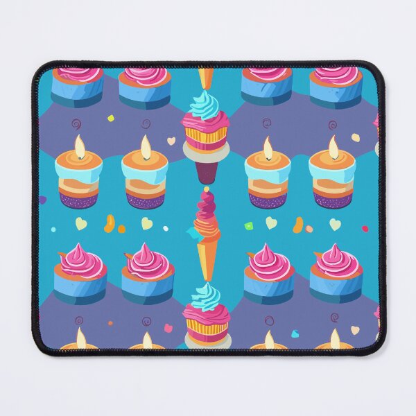 Item preview, Cupcakes Delight 3: Seamless patterns of delicious cupcakes designed and sold by Nustudios.