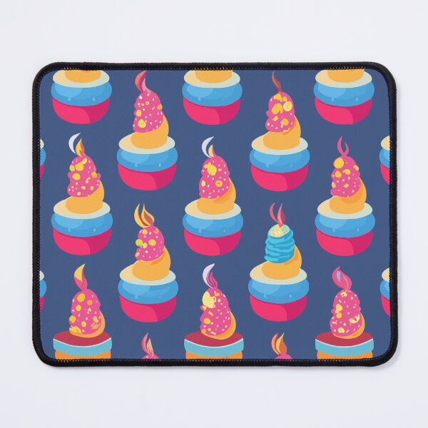 Item preview, Cupcakes Delight 4: Seamless patterns of delicious cupcakes designed and sold by Nustudios.