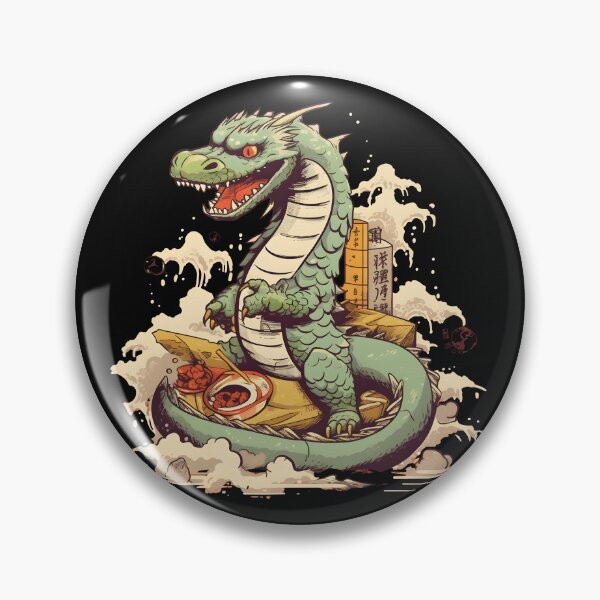 Item preview, Sushi Dragon Japanese Kawaii designed and sold by xtenctation.