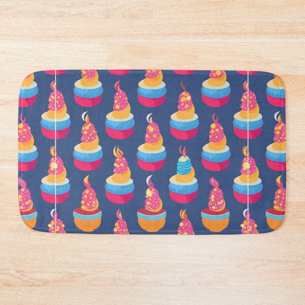 Item preview, Cupcakes Delight 4: Seamless patterns of delicious cupcakes designed and sold by Nustudios.