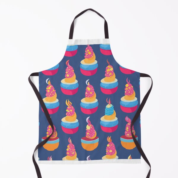 Item preview, Cupcakes Delight 4: Seamless patterns of delicious cupcakes designed and sold by Nustudios.