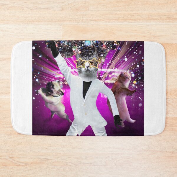 Item preview, Disco Cat Rave Dancing Cats Funny designed and sold by SkylerJHill.