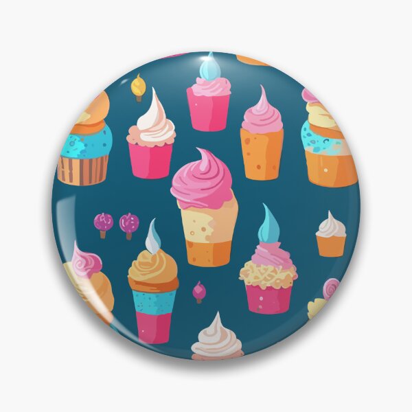 Item preview, Cupcakes Delight 5: Seamless patterns of delicious cupcakes designed and sold by Nustudios.