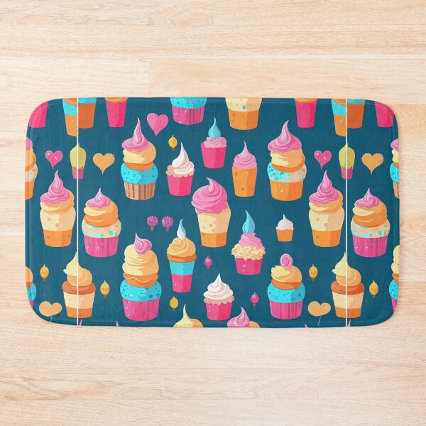 Item preview, Cupcakes Delight 5: Seamless patterns of delicious cupcakes designed and sold by Nustudios.