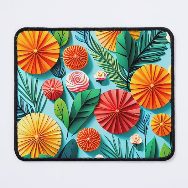 Item preview, Crafted with Passion: Trending 3D Kirigami Flower Sculptures Seamless Vector Flowers Pattern - Premium Design designed and sold by Jisoo Flowers.